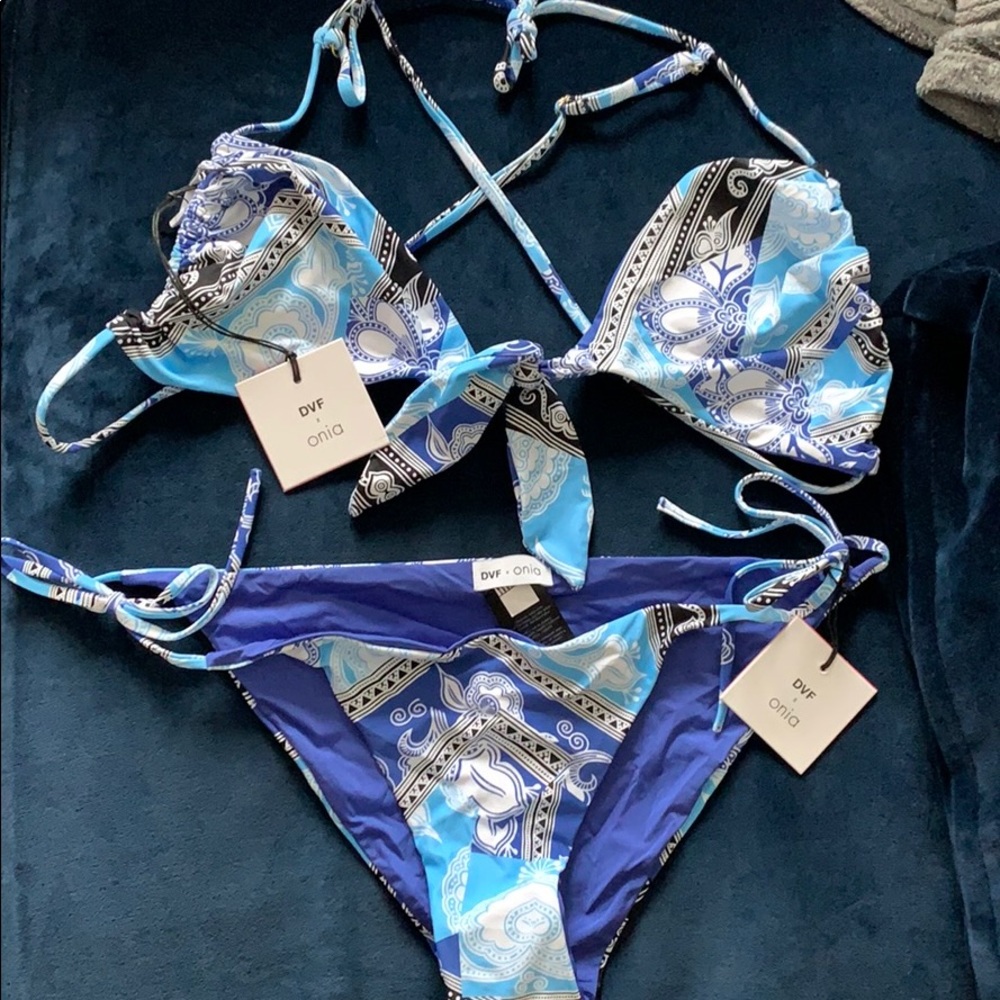 NWT Onia x DVF bikini